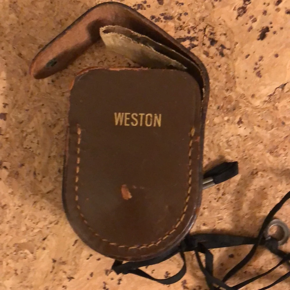 ⬇️⬇️Vintage Weston Master IV light meter